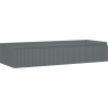 Mexen Rivel meuble de salle de bain sous lavabo 120 cm, 1 tiroir, rainuré, gris mat - 91A20-12023-1-BF66