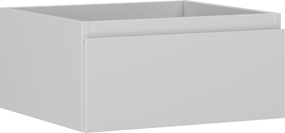 Mexen Orio meuble sous-lavabo 50 cm, 1 tiroir, gris mat- 91A10-05023-1-BF62
