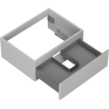 Mexen Orio meuble de salle de bain sous-lavabo 60 cm, 1 tiroir, gris mat - 91A10-06023-1-BF62