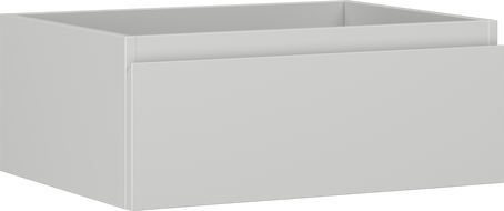 Mexen Orio armoire de salle de bains sous-lavabo 60 cm, 1 tiroir, gris mat - 91A10-06023-1-BF62