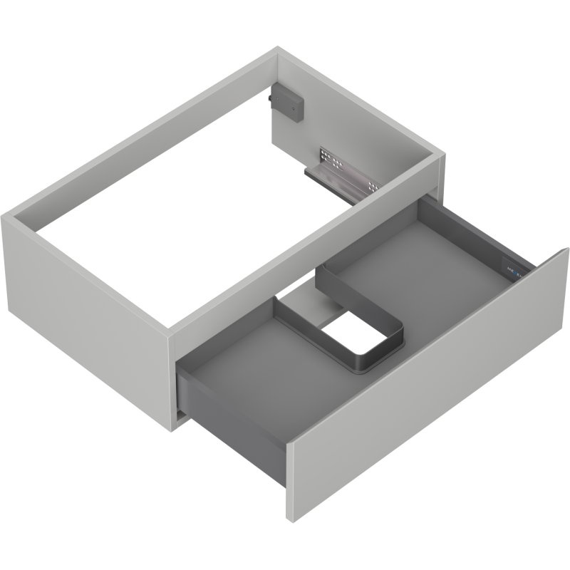 Mexen Orio armoire de salle de bain sous lavabo 70 cm, 1 tiroir, gris mat - 91A10-07023-1-BF62