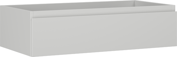 Mexen Orio meuble de salle de bains sous-vasque 90 cm, 1 tiroir, gris mat - 91A10-09023-1-BF62