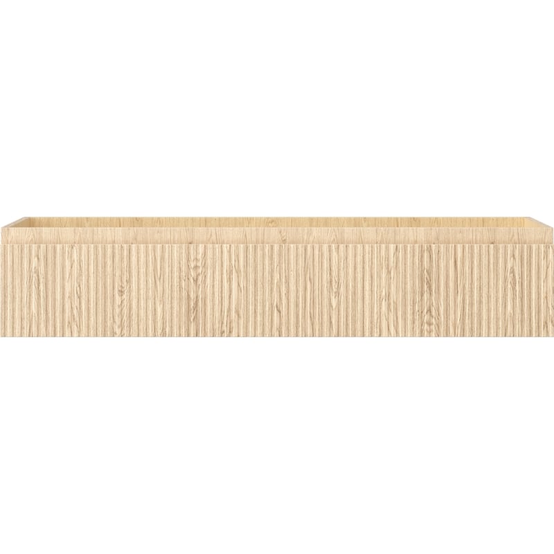 Mexen Rivel meuble de salle de bain sous-vasque 120 cm, 1 tiroir, rainuré, chêne - 91A20-12023-1-BF81