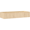 Mexen Rivel meuble de salle de bain sous lavabo 120 cm, 1 tiroir, rainuré, chêne - 91A20-12023-1-BF81
