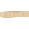 Mexen Rivel meuble de salle de bain sous-vasque 120 cm, 1 tiroir, rainuré, chêne - 91A20-12023-1-BF81