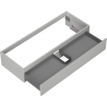 Mexen Orio meuble sous-lavabo de salle de bain 120 cm, 1 tiroir, gris mat - 91A10-12023-1-BF62