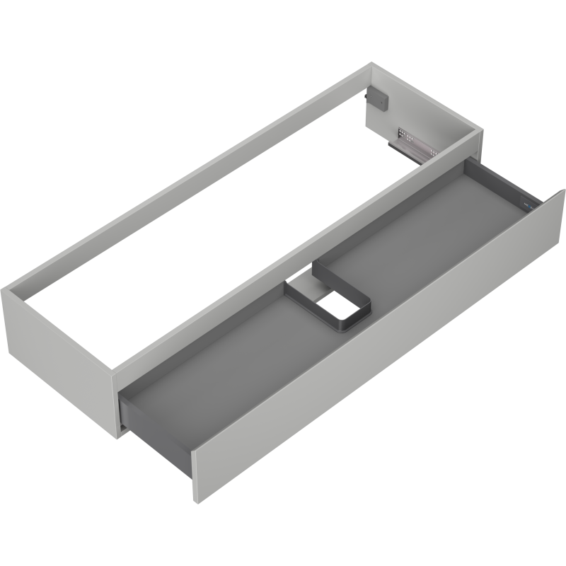 Mexen Orio armoire de salle de bain sous lavabo 140 cm, 1 tiroir, gris mat - 91A10-14023-1-BF62