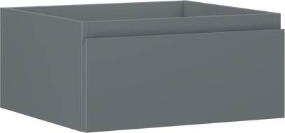 Mexen Orio meuble sous-lavabo 50 cm, 1 tiroir, graphite mat- 91A10-05023-1-BF66
