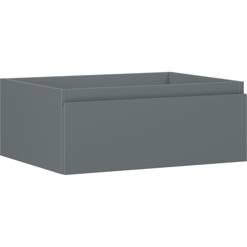 Mexen Orio armoire de salle de bains sous lavabo 60 cm, 1 tiroir, graphite mat - 91A10-06023-1-BF66