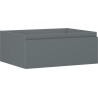 Mexen Orio armoire de salle de bain sous lavabo 60 cm, 1 tiroir, graphite mat - 91A10-06023-1-BF66