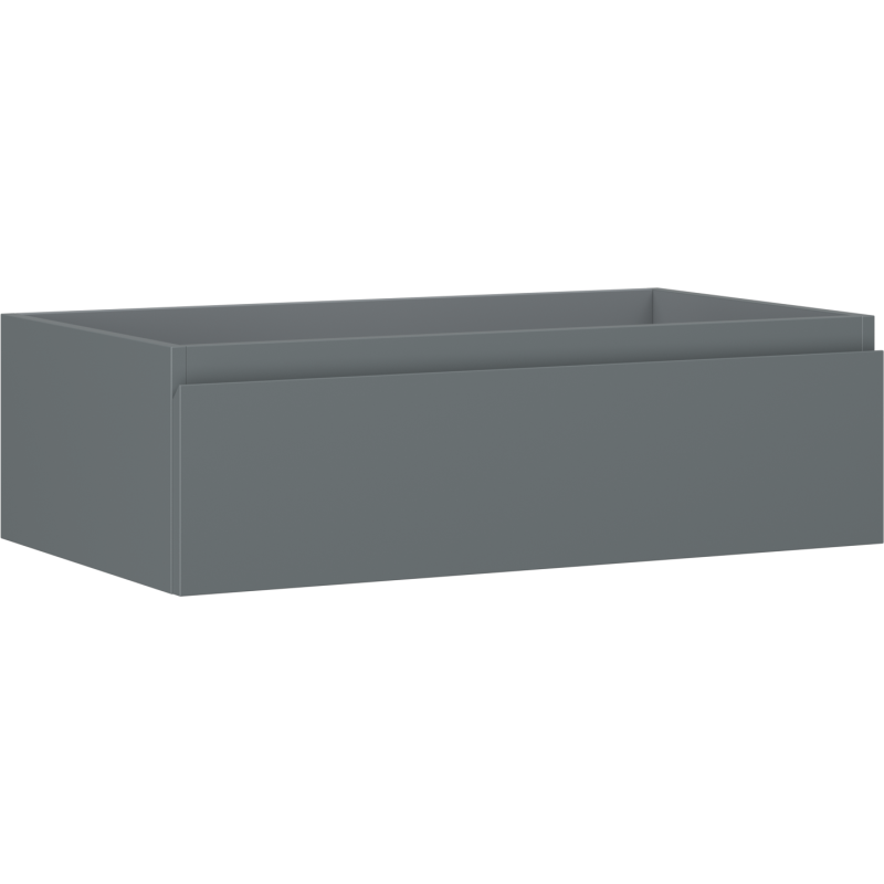 Mexen Orio meuble de salle de bains sous-lavabo 80 cm, 1 tiroir, graphite mat - 91A10-08023-1-BF66