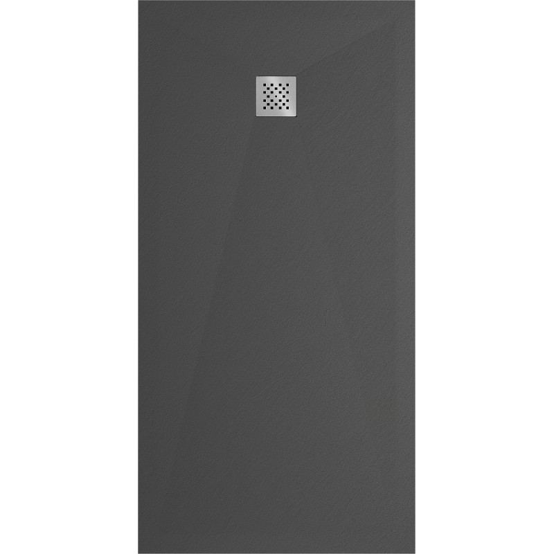 Mexen Stone+ receveur de douche en composite rectangulaire 160 x 80 cm, anthracite - 44718016