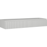 Mexen Rivel armoire de salle de bain sous lavabo 140 cm, 1 tiroir, rainurée, gris mat - 91A20-14023-1-BF62