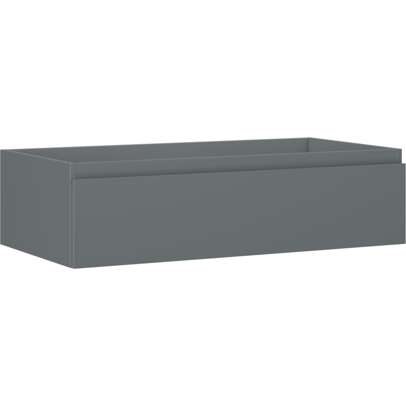 Mexen Orio meuble de salle de bains sous lavabo 90 cm, 1 tiroir, graphite mat - 91A10-09023-1-BF66