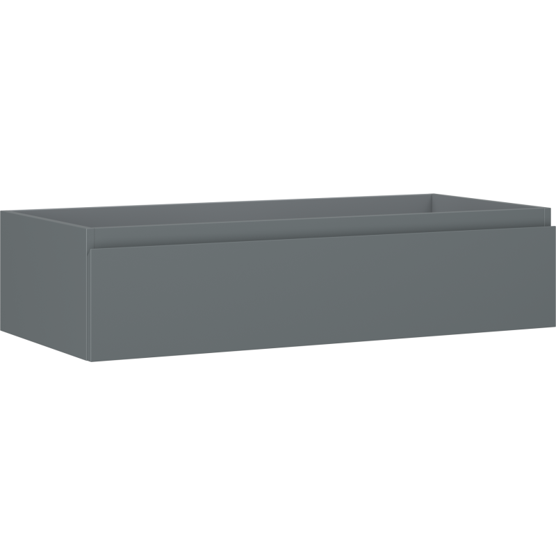 Mexen Orio meuble de salle de bains sous-vasque 100 cm, 1 tiroir, graphite mat - 91A10-10023-1-BF66