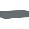 Mexen Orio meuble de salle de bains sous lavabo 100 cm, 1 tiroir, graphite mat - 91A10-10023-1-BF66
