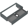 Mexen Orio meuble de salle de bains sous lavabo 100 cm, 1 tiroir, graphite mat - 91A10-10023-1-BF66