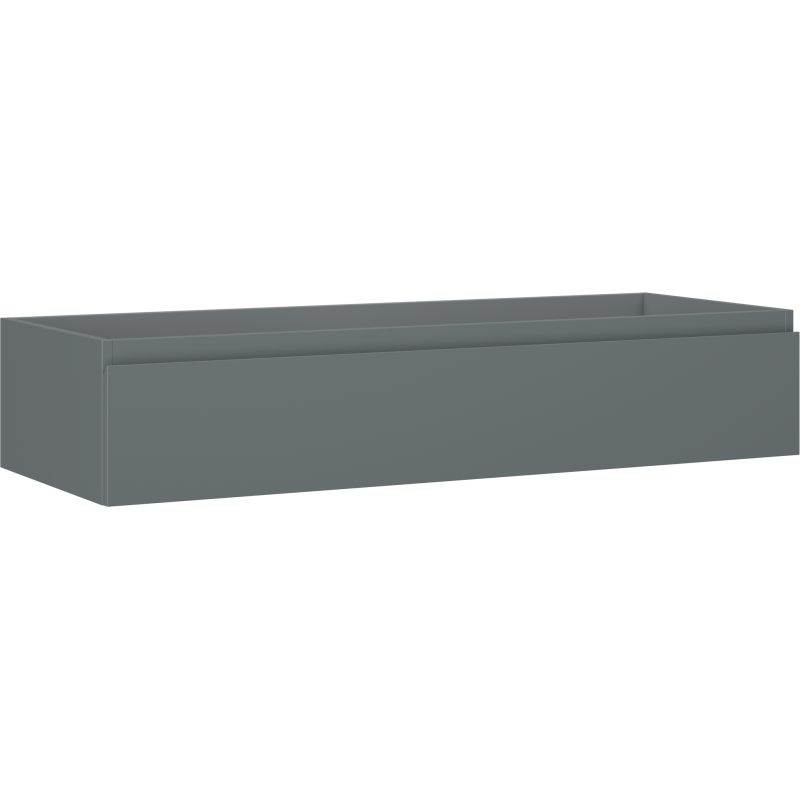 Mexen Orio armoire de salle de bain sous-lavabo 120 cm, 1 tiroir, graphite mat - 91A10-12023-1-BF66