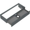 Mexen Orio meuble de salle de bain sous lavabo 120 cm, 1 tiroir, graphite mat - 91A10-12023-1-BF66