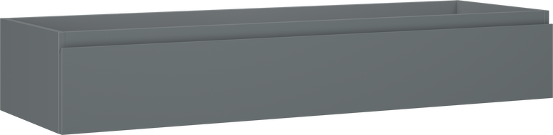 Mexen Orio meuble de salle de bain sous lavabo 140 cm, 1 tiroir, graphite mat - 91A10-14023-1-BF66