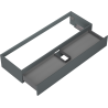Mexen Orio meuble de salle de bain sous lavabo 140 cm, 1 tiroir, graphite mat - 91A10-14023-1-BF66