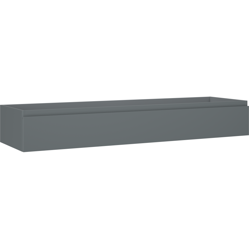 Mexen Orio meuble de salle de bain sous lavabo 160 cm, 1 tiroir, graphite mat - 91A10-16023-1-BF66