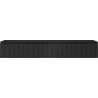Mexen Rivel meuble de salle de bain sous vasque 140 cm, 1 tiroir, rainuré, noir mat - 91A20-14023-1-BF71
