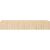 Mexen Rivel meuble de salle de bain sous vasque 140 cm, 1 tiroir, rainuré, chêne - 91A20-14023-1-BF81