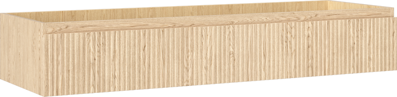Mexen Rivel meuble de salle de bain sous vasque 140 cm, 1 tiroir, rainuré, chêne - 91A20-14023-1-BF81