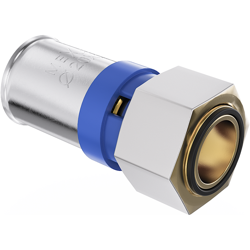 Mexen PEX-P raccord demi-bouchon à compression, serti PEX 20 x 1/2 GW - W97135-2012F-00