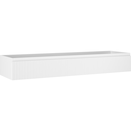 Mexen Rivel meuble de salle de bain sous lavabo 160 cm, 1 tiroir, rainuré, blanc mat - 91A20-16023-1-BF01