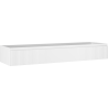 Mexen Rivel meuble de salle de bain sous-vasque 160 cm, 1 tiroir, rainuré, blanc mat - 91A20-16023-1-BF01