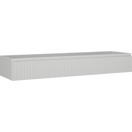 Mexen Rivel meuble de salle de bain sous lavabo 160 cm, 1 tiroir, rainuré, gris mat - 91A20-16023-1-BF62