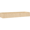 Mexen Rivel meuble de salle de bain sous lavabo 160 cm, 1 tiroir, rainuré, chêne - 91A20-16023-1-BF81