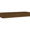 Mexen Rivel meuble sous-lavabo 160 cm, 1 tiroir, rainuré, noyer - 91A20-16023-1-BF86