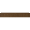 Mexen Rivel meuble sous-lavabo 160 cm, 1 tiroir, rainuré, noyer - 91A20-16023-1-BF86