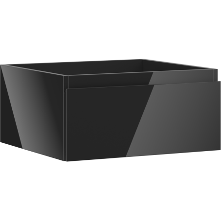 Mexen Orio Meuble bas de salle de bain 50 cm, 1 tiroir, noir brillant - 91A10-05023-1-BF70