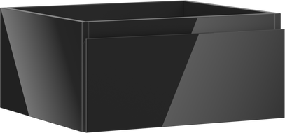 Mexen Orio meuble sous-lavabo 50 cm, 1 tiroir, noir brillant - 91A10-05023-1-BF70