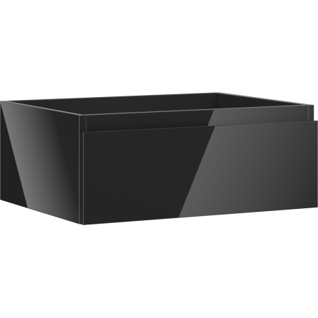 Mexen Orio meuble de salle de bain sous-lavabo 60 cm, 1 tiroir, noir brillant - 91A10-06023-1-BF70