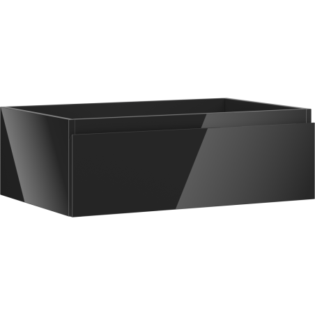 Mexen Orio meuble de salle de bain sous lavabo 70 cm, 1 tiroir, noir brillant - 91A10-07023-1-BF70