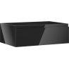 Mexen Orio meuble de salle de bain sous lavabo 70 cm, 1 tiroir, noir brillant - 91A10-07023-1-BF70