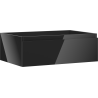 Mexen Orio meuble de salle de bains sous lavabo 70 cm, 1 tiroir, noir brillant - 91A10-07023-1-BF70