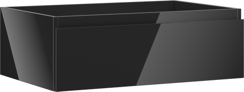 Mexen Orio meuble de salle de bains sous lavabo 70 cm, 1 tiroir, noir brillant - 91A10-07023-1-BF70