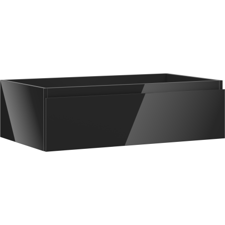 Mexen Orio armoire de salle de bain sous lavabo 80 cm, 1 tiroir, noir brillant - 91A10-08023-1-BF70