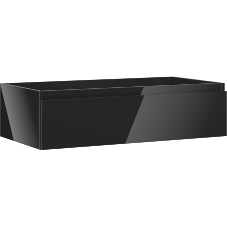 Mexen Orio meuble de salle de bain sous lavabo 90 cm, 1 tiroir, noir brillant - 91A10-09023-1-BF70