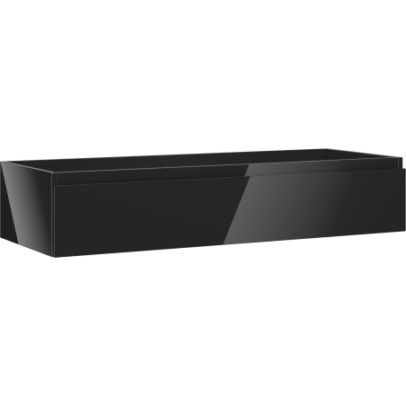 Mexen Orio armoire de salle de bains sous lavabo 120 cm, 1 tiroir, noir brillant - 91A10-12023-1-BF70