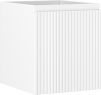 Mexen Rivel armoire de salle de bain sous-lavabo 40 cm, 1 tiroir, rainurée, blanc mat - 91A20-04047-1-BF01