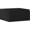 Mexen Orio meuble sous-lavabo 50 cm, 1 tiroir, noir mat - 91A10-05023-1-BF71