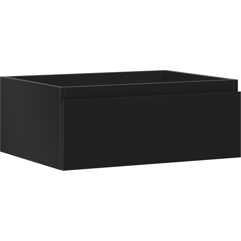 Mexen Orio armoire de salle de bain sous lavabo 60 cm, 1 tiroir, noir mat - 91A10-06023-1-BF71