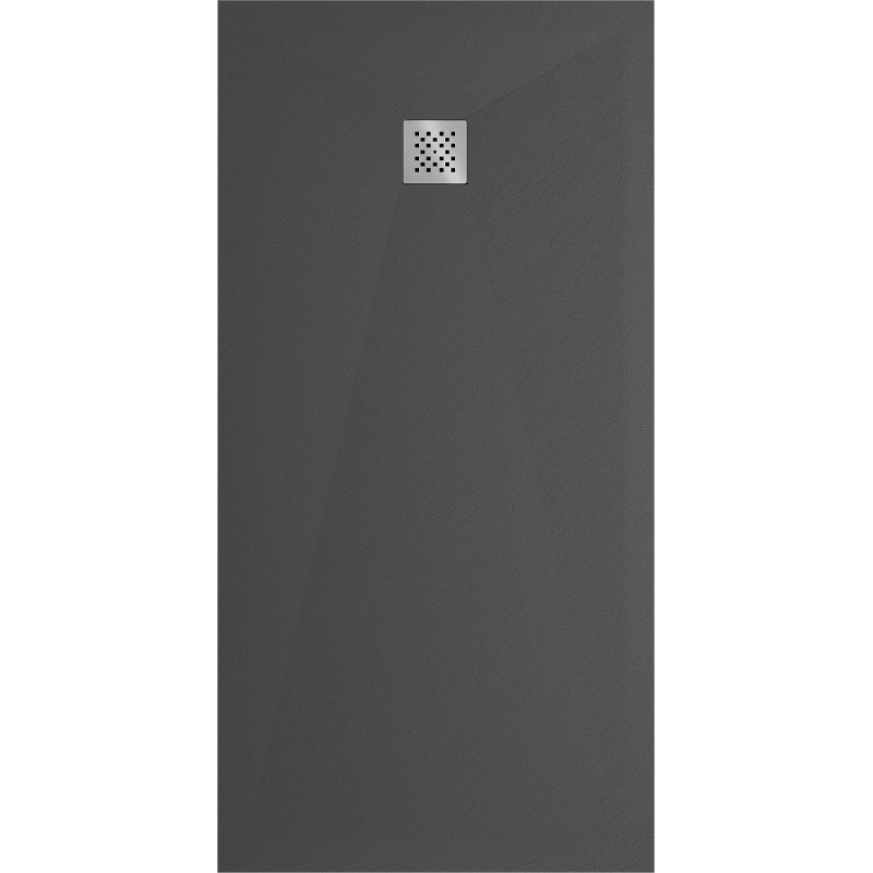 Mexen Stone+ receveur de douche en composite rectangulaire 200 x 80 cm, anthracite - 44718020